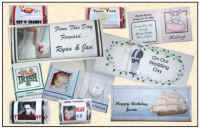 CANDY BAR WRAPPERS - Give your next event a unique touch�with custom made candy wrappers.
